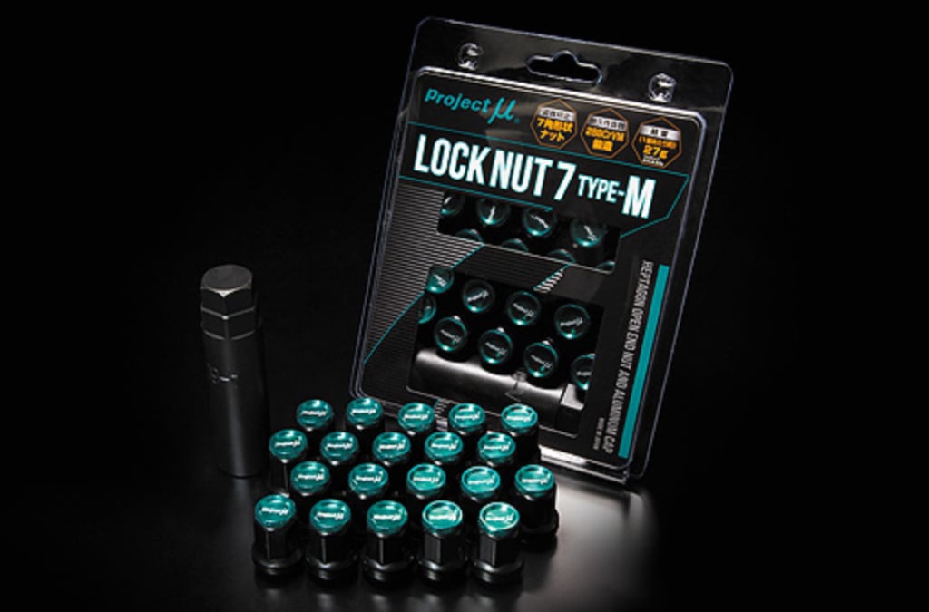 Project Mu Lock Nut 7 Type-M Set of 20 M12x1.25